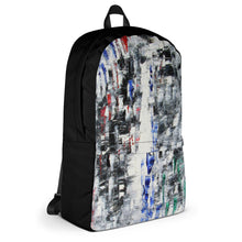 Black and White BACKPACK Unique Abstract Design