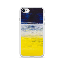 Blue Yellow IPHONE CASE Apple Modern Art Design