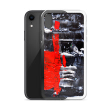 Red and Black IPHONE CASE Cool Abstract Modern Art