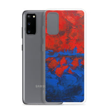 Blue Red PHONE CASE Cover for Samsung Galaxy Phones Abstract Design