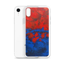 Blue Red IPHONE CASE Cover Artsy Abstract Design