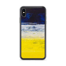 Blue Yellow IPHONE CASE Apple Modern Art Design