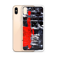 Red and Black IPHONE CASE Cool Abstract Modern Art
