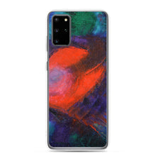 Red Heart Samsung Galaxy PHONE CASE Art Blue Red