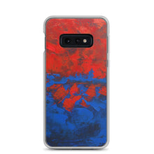 Blue Red PHONE CASE Cover for Samsung Galaxy Phones Abstract Design