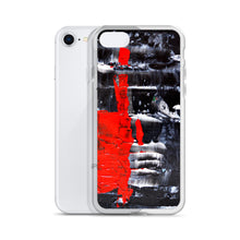 Red and Black IPHONE CASE Cool Abstract Modern Art