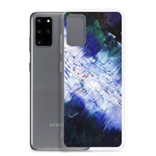 Artsy Samsung PHONE CASE Navy Blue White Abstract