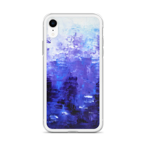 Cool Indigo Blue Abstract IPHONE COVER/CASE Unique Design