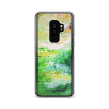 PHONE CASE for Galaxy for Artsy People - Bright Green Abstract