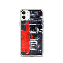 Red and Black IPHONE CASE Cool Abstract Modern Art