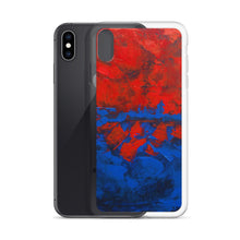 Blue Red IPHONE CASE Cover Artsy Abstract Design