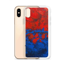 Blue Red IPHONE CASE Cover Artsy Abstract Design