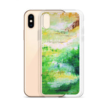 Colorful Green IPHONE CASE Painting Artsy Abstract Style