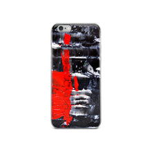 Red and Black IPHONE CASE Cool Abstract Modern Art