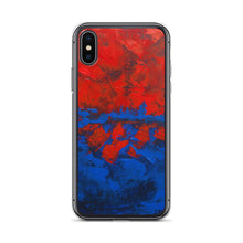 Blue Red IPHONE CASE Cover Artsy Abstract Design