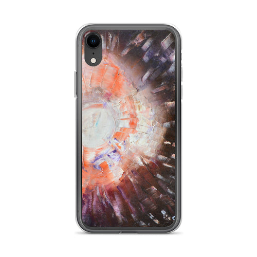IPHONE CASE Orange Brown Contemporary Modern Art