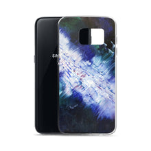 Artsy Samsung PHONE CASE Navy Blue White Abstract