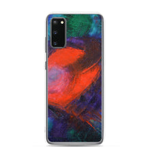 Red Heart Samsung Galaxy PHONE CASE Art Blue Red