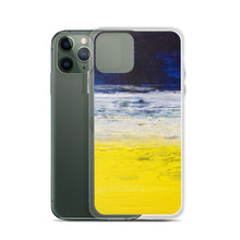 Blue Yellow IPHONE CASE Apple Modern Art Design