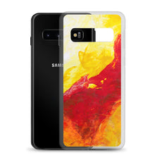 Galaxy PHONE CASE Yellow Red Abstract Design