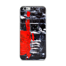 Red and Black IPHONE CASE Cool Abstract Modern Art