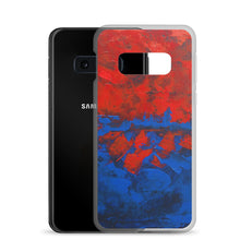 Blue Red PHONE CASE Cover for Samsung Galaxy Phones Abstract Design