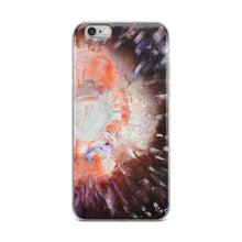 IPHONE CASE Orange Brown Contemporary Modern Art