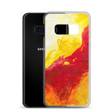Galaxy PHONE CASE Yellow Red Abstract Design