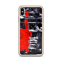 Red and Black IPHONE CASE Cool Abstract Modern Art