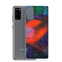 Red Heart Samsung Galaxy PHONE CASE Art Blue Red