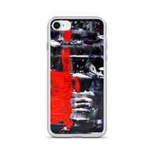 Red and Black IPHONE CASE Cool Abstract Modern Art