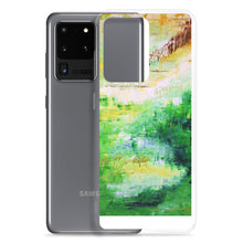 PHONE CASE for Galaxy for Artsy People - Bright Green Abstract