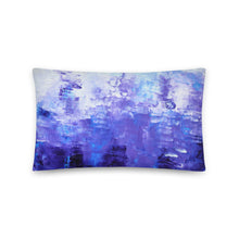 THROW PILLOW - Blue White Abstract