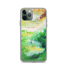 Colorful Green IPHONE CASE Painting Artsy Abstract Style