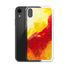 IPHONE CASE Yellow Red Abstract Art for Apple Phones