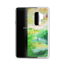 PHONE CASE for Galaxy for Artsy People - Bright Green Abstract