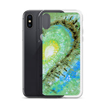 Artsy Heart PHONE CASE for Apple iPhones Green Abstract Art
