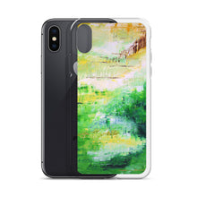 Colorful Green IPHONE CASE Painting Artsy Abstract Style