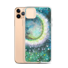 Beautiful Moon IPHONE CASE Green Art Painting