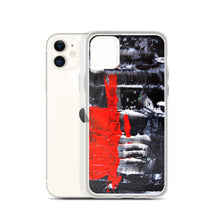 Red and Black IPHONE CASE Cool Abstract Modern Art