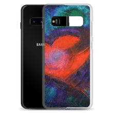 Red Heart Samsung Galaxy PHONE CASE Art Blue Red