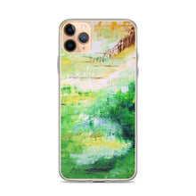 Colorful Green IPHONE CASE Painting Artsy Abstract Style