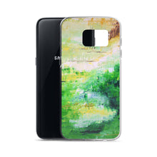 PHONE CASE for Galaxy for Artsy People - Bright Green Abstract