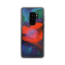 Red Heart Samsung Galaxy PHONE CASE Art Blue Red