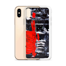 Red and Black IPHONE CASE Cool Abstract Modern Art