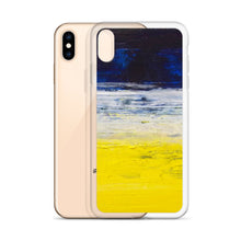 Blue Yellow IPHONE CASE Apple Modern Art Design