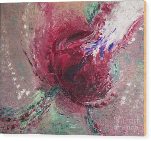 Passionate Kiss - Wood Print #1027