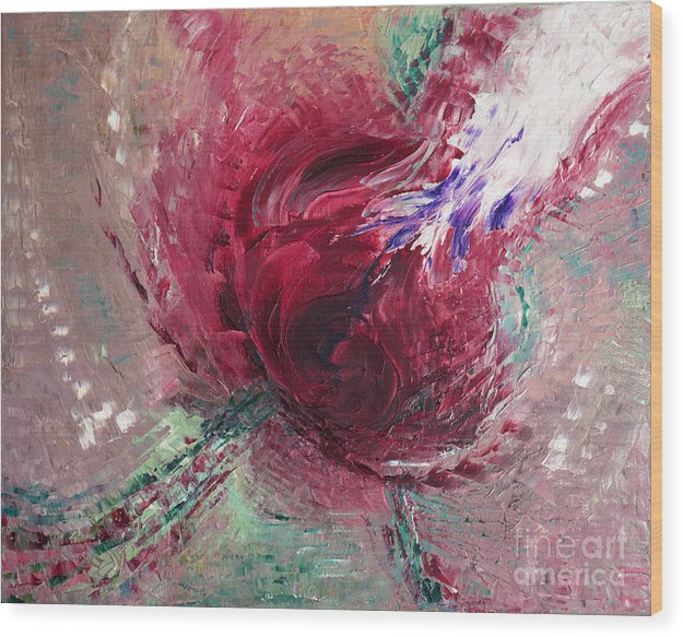 Passionate Kiss - Wood Print #1027