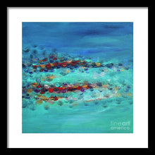 Tiptoeing in the Rain - Framed Print
