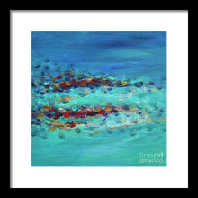 Tiptoeing in the Rain - Framed Print